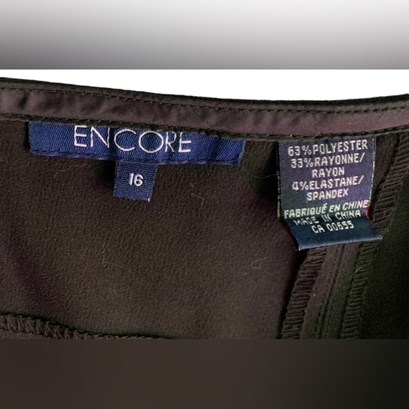 Encore black skirt size 16 - Picture 3 of 5